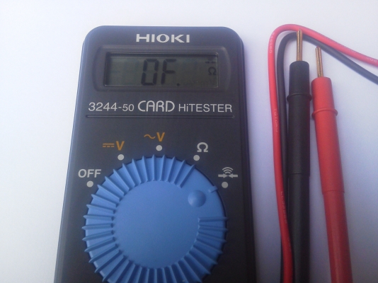 มัลติมิเตอร์ HIOKI ตัวเล็กจากญี่ปุ่นหน้าปัดใหญ่ชัดเจนมากสภาพสวยพ่านการใช้งานมาน้อยมากเหมือนใหม่ ใส่กระเป๋าเสือได้สบาย