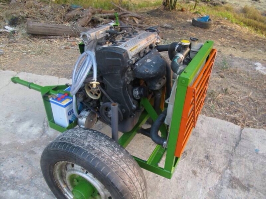 ขายเครื่องสูบน้ำใช้แก๊ส LPG 100\%ราคา 30000