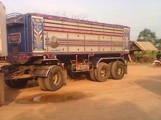 สิบล้อพ่วง Isuzu Deca 320 ปี51 ยูโร 2 แม่ดั้มสามมิตร ลูกมิเนียม ปี52 3คานแท้