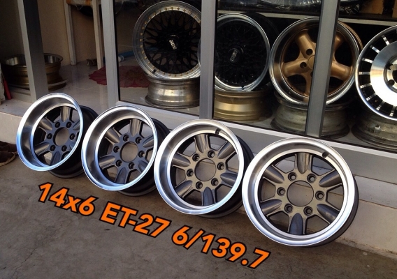 ขายล้อ Sniper ขอบ 14x6 ออฟ-27 6/139.7 ออฟลึกๆ สวยมากครับ