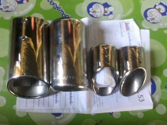 ขายปลายท่อไอเสียสแตนเลสแท้ของโตโยต้า(<ของใหม่>)