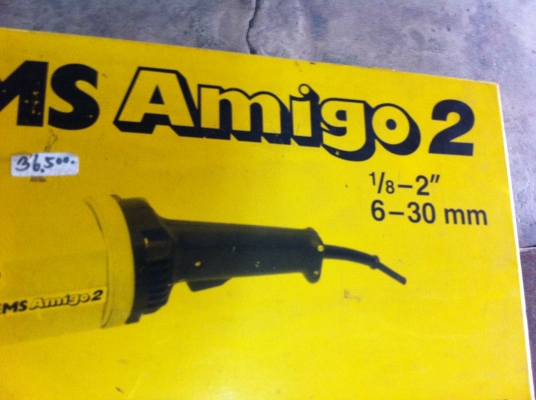 เครื่องต๊าปเกลียวท่อ REMS ของใหม่จากเยรมันยังไม่เคยถูกใช้งานมีชุดมีเกลี่ยวมาให้ 6 ตัว