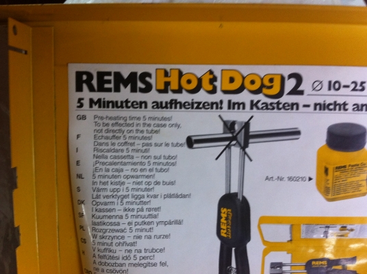 เครื่องเชื่อมท่อ REMS แบบผนึกรอยเชื่อมที่หล้ง รอยการเชื่อมสวยเพราะร้อนเท่ากันทุกด้านใช้กับท่อขนาด10-25 มม. ร้อนเร็ว