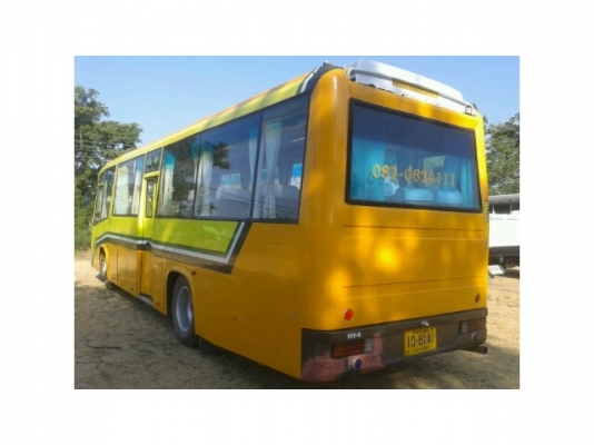 ขายรถบัสยาว9.50เมตร เครื่อง130แรง 25ที่นั่ง เอกสารพร้อมโอน