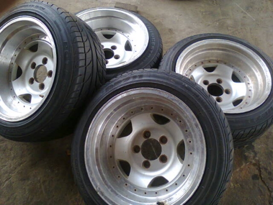 ล้อถอด 15X8.5 ET-27 5/114 มียาง