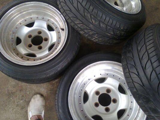 ล้อถอด 15X8.5 ET-27 5/114 มียาง