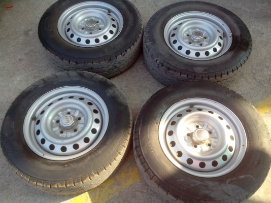 ขายกะทะขอบ15 5รูพร้อมยางราคาถูกๆ