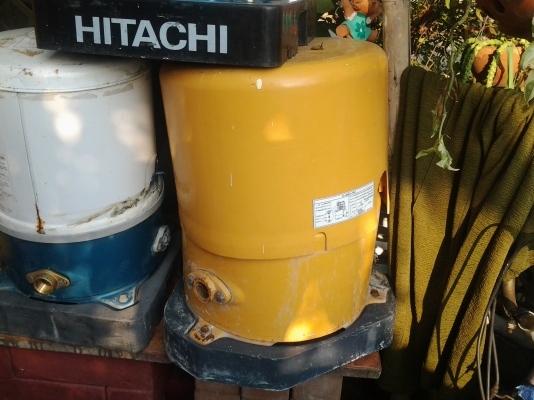 ขาย !! ปั้มน้ำถังอัตโนมัติ มิตซู 250 w. สภาพดี พร้อมใช้