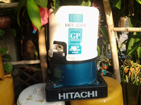 ขาย !! ปั้มน้ำถังอัตโนมัติ ฮิตาชิ 100w. สภาพดี พร้อมใช้