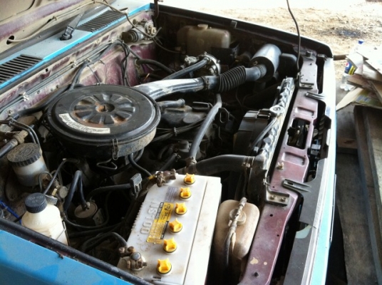 nissan big m ตอนเดียว เบินซิล 1.6เดิมๆ ติดแก็ส ลงเล่มแล้ว