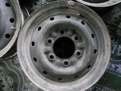 ขายล้อกะทะขอบ 14 6รู พร้อมฝาครอบ ใส่ NISSAN 1 ชุด