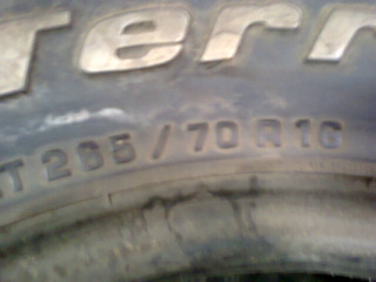 BF All 265-70-16 ยางใหม่ค้างปีนานแต่เนื้อยางดีใช้งานได้ปกติเก็บในร่ม