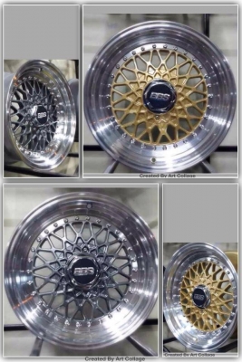 ขายล้อแม็กใหม่100\% BBS ขอบ15 4รู100 กว้าง 8 ราคา 10,900 บาทถูก