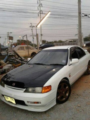 1994 Hondahonda accord 2.2Lxi โฉมไฟท้ายก้อนเดียว สีขาวดำ ทะเบียน กล158 1994 Hondahonda accord 2.2Lxi โฉมไฟท้ายก้อนเดียว สีขาวดำ ทะเบียน กล158