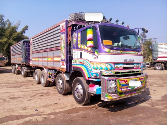 ขายดาวน์รถ 24 ล้อพ่วงแม่-ลูกดัมพ์ ISUZU DECA 360 แรงม้าปึ 2553 ขายดาวน์ 1130000 ผ่อนต่อ 52000 X 44 = 2288000 ราคารวม 3418000 ไฟแนนซ์ราชธานีลิสซิง