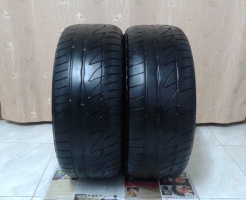 ยาง,195/50R15 BRIDGESTONE RE002 ปี12เหนียวๆคู่นึง 1,200