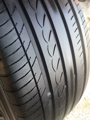 ขายยาง225/55/16 ปี 11 YOKOHAMA ADVAN japan 1 ชุด