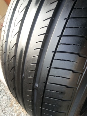 ขายยาง225/55/16 ปี 11 YOKOHAMA ADVAN japan 1 ชุด