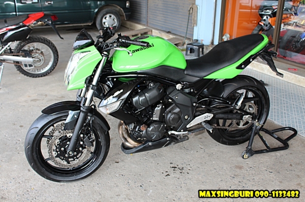 แม็กสิงห์บุรี//((โครตถูกๆ)) KAWASAKI ER6N 650CC ปี2009 ABS ทะเบียนพร้อม 135000 ด่วน