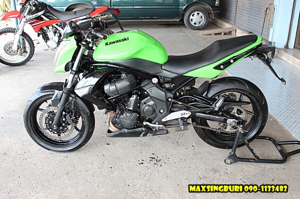 แม็กสิงห์บุรี//((โครตถูกๆ)) KAWASAKI ER6N 650CC ปี2009 ABS ทะเบียนพร้อม 135000 ด่วน