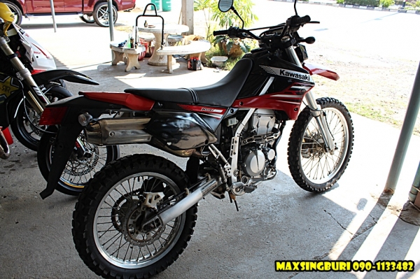 แม็กสิงห์บุรี//KAWASAKI KLX250CC ปี2008 สภาพดี ทะเบียนแท้พร้อมโอน 82000 ด่วน