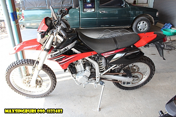 แม็กสิงห์บุรี//KAWASAKI KLX250CC ปี2008 สภาพดี ทะเบียนแท้พร้อมโอน 82000 ด่วน