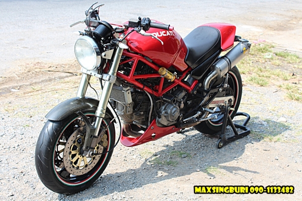 แม็กสิงห์บุรี//DUCATI MONSTER M900 ปี98 สวยๆแต่งเก๋าๆ โหดๆ แรงๆ เสียสรรพาสมิตรแล้ว 159000 ด่วน แม็กสิงห์บุรี//DUCATI MONSTER M900 ปี98 สวยๆแต่งเก๋าๆ โหดๆ แรงๆ เสียสรรพาสมิตรแล้ว 159000 ด่วน