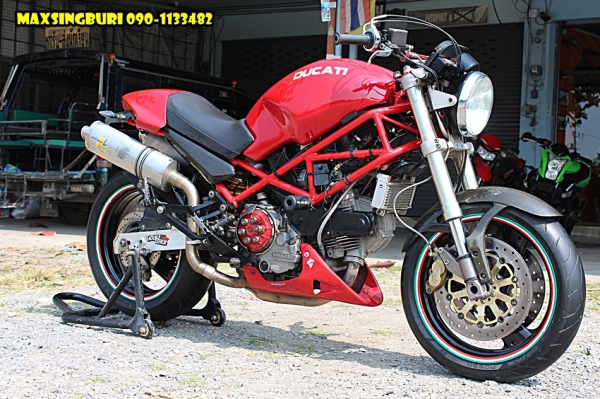 แม็กสิงห์บุรี//DUCATI MONSTER M900 ปี98 สวยๆแต่งเก๋าๆ โหดๆ แรงๆ เสียสรรพาสมิตรแล้ว 159000 ด่วน แม็กสิงห์บุรี//DUCATI MONSTER M900 ปี98 สวยๆแต่งเก๋าๆ โหดๆ แรงๆ เสียสรรพาสมิตรแล้ว 159000 ด่วน