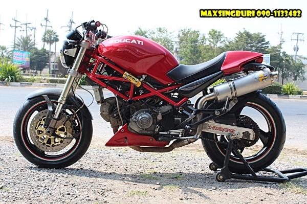 แม็กสิงห์บุรี//DUCATI MONSTER M900 ปี98 สวยๆแต่งเก๋าๆ โหดๆ แรงๆ เสียสรรพาสมิตรแล้ว 159000 ด่วน แม็กสิงห์บุรี//DUCATI MONSTER M900 ปี98 สวยๆแต่งเก๋าๆ โหดๆ แรงๆ เสียสรรพาสมิตรแล้ว 159000 ด่วน