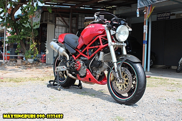 แม็กสิงห์บุรี//DUCATI MONSTER M900 ปี98 สวยๆแต่งเก๋าๆ โหดๆ แรงๆ เสียสรรพาสมิตรแล้ว 159000 ด่วน แม็กสิงห์บุรี//DUCATI MONSTER M900 ปี98 สวยๆแต่งเก๋าๆ โหดๆ แรงๆ เสียสรรพาสมิตรแล้ว 159000 ด่วน