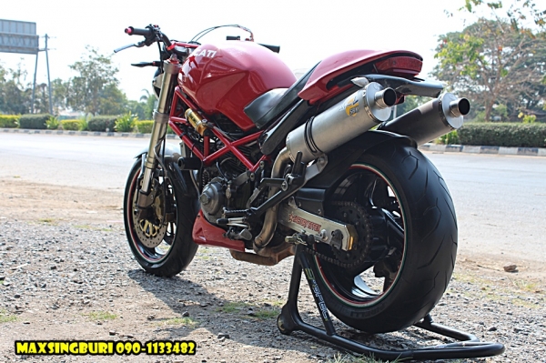 แม็กสิงห์บุรี//DUCATI MONSTER M900 ปี98 สวยๆแต่งเก๋าๆ โหดๆ แรงๆ เสียสรรพาสมิตรแล้ว 159000 ด่วน แม็กสิงห์บุรี//DUCATI MONSTER M900 ปี98 สวยๆแต่งเก๋าๆ โหดๆ แรงๆ เสียสรรพาสมิตรแล้ว 159000 ด่วน