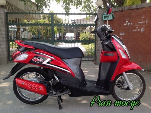 ขายsuzuki lets สีเเดงเทา ปี2013