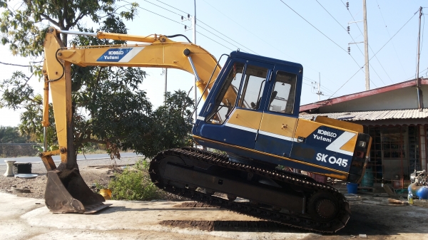 ขายแล้ว1050000รถเเม็คโครKOBELCO SK045-120-มาร์คทูรถนำเข้าเก่าญี่ปุ่นเเท้ไม่เคยใช้งานเมืองไทยเลย
