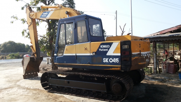 ขายแล้ว1050000รถเเม็คโครKOBELCO SK045-120-มาร์คทูรถนำเข้าเก่าญี่ปุ่นเเท้ไม่เคยใช้งานเมืองไทยเลย