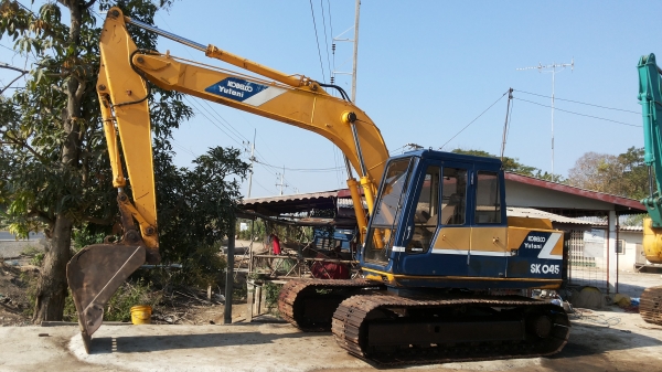 ขายแล้ว1050000รถเเม็คโครKOBELCO SK045-120-มาร์คทูรถนำเข้าเก่าญี่ปุ่นเเท้ไม่เคยใช้งานเมืองไทยเลย