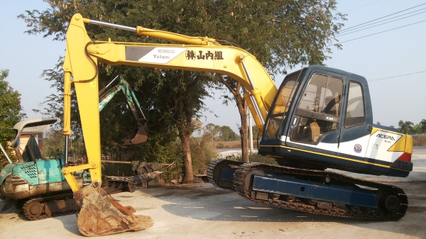 ขายด่วน1280000รถเเม็คโครKOBELCO SK120มาร์คทีรถนำเข้าเก่าญี่ปุ่นแท้ไม่เคยใช้งานเมืองไทยเลย