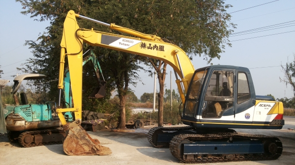 ขายด่วน1280000รถเเม็คโครKOBELCO SK120มาร์คทีรถนำเข้าเก่าญี่ปุ่นแท้ไม่เคยใช้งานเมืองไทยเลย