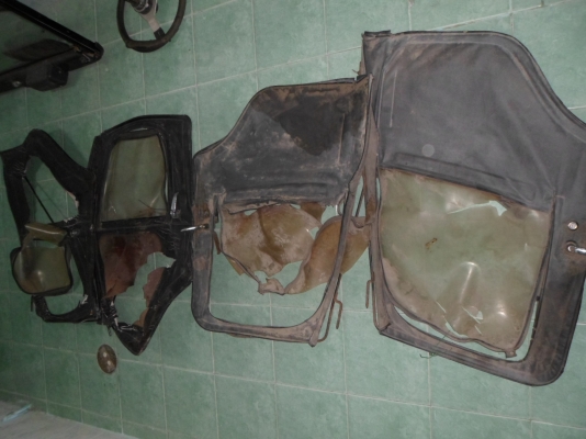 ประตูผ้าใบ จิ๊ปมิตซู J53 J54 2 คู่