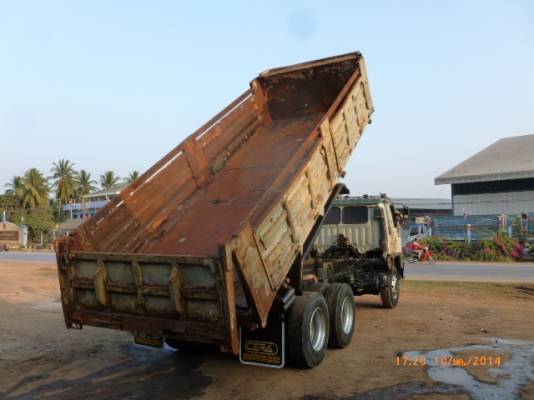 แสงฟ้าเต้นรถ////ขายรถ HINO-3M ดั้มแม่ ลูก2คานดั้ม ส.สุชัย ยางสภาพ80\%