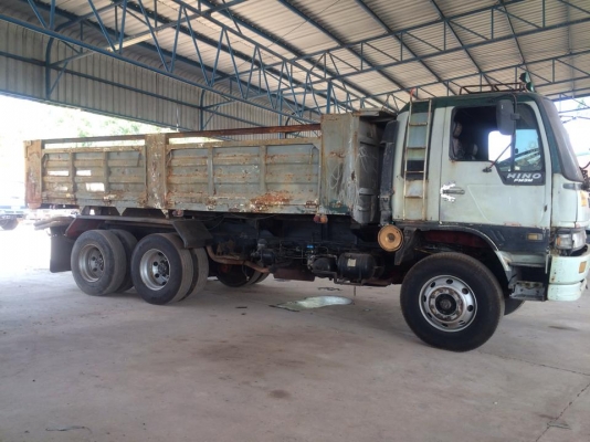 แสงฟ้าเต้นรถ////ขายรถ HINO-3M ดั้มแม่ ลูก2คานดั้ม ส.สุชัย ยางสภาพ80\%