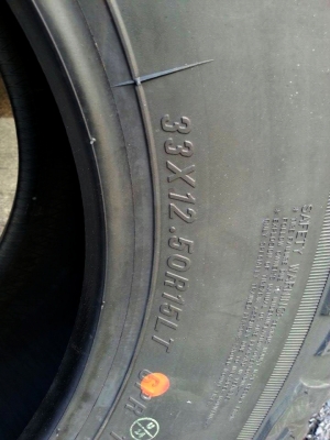 ยางมัดขอบ15 33x12.5R15