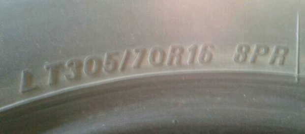 ขายยาง Mud 34 นิ้ว R16 (305/70R16)