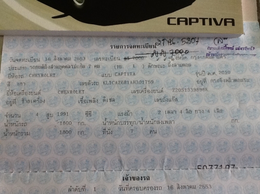 CHAVROLET-CAPTIVA ดีเซล