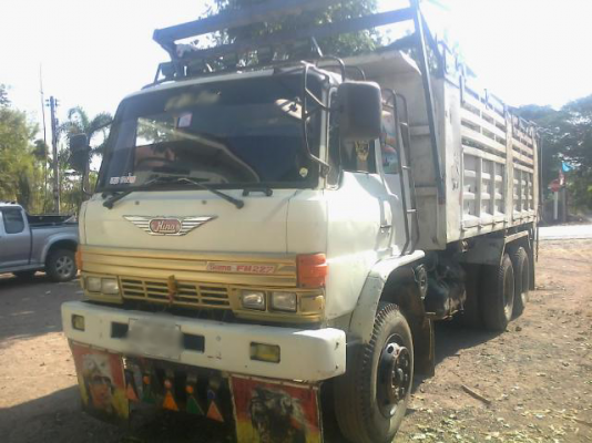 ขายรถบรรทุกสิบล้อดั๊มพ์ HINO sumo 227 เครื่องเดิม เกียร์เดิม 2 เพลา ดั๊มพ์เหล็กพร้อมบาร์อ้อย แอร์พร้อม ยางดี ทะเบียนพร้อม
