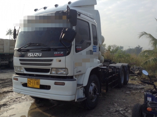 รถบรรทุกหัวลากISUZU GXZ320ปี2550พร้อมระบบดั้มติดNgv6ถัง รถบรรทุกหัวลากISUZU GXZ320ปี2550พร้อมระบบดั้มติดNgv6ถัง
