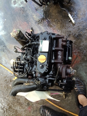 ขายเครื่องยันม่าร์ 3 สูบเก่าญี่ปุ่นรุ่น 3TNA72 ขนาด 18 แรงม้าสภาพสวยมากๆ