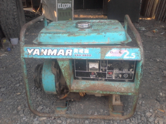 ขายเครื่องปั่นไฟนำเข้าจากญี่ปุ่นขนาดเล็กDENY0จำนวน2เครื่องYANMA1เครื่อง