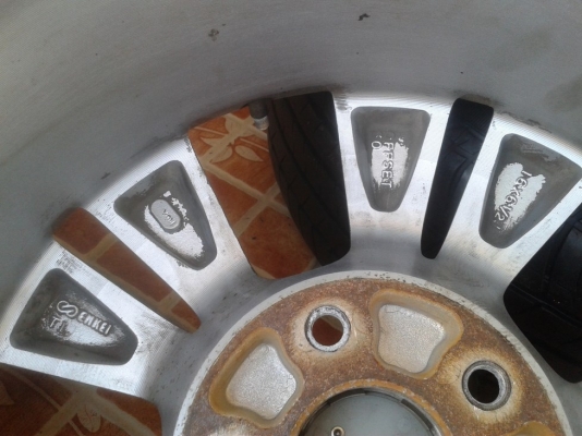 ชุด7,500฿)แม็กACCORDแท้16"เดิมโรงงานใส่5รู114 ได้ทุกรุ่น กระบะ5รูก็ใส่ได้(แอคคอร์ดปี2010)ฝาครบ พร้อมยางดอกสวยๆ