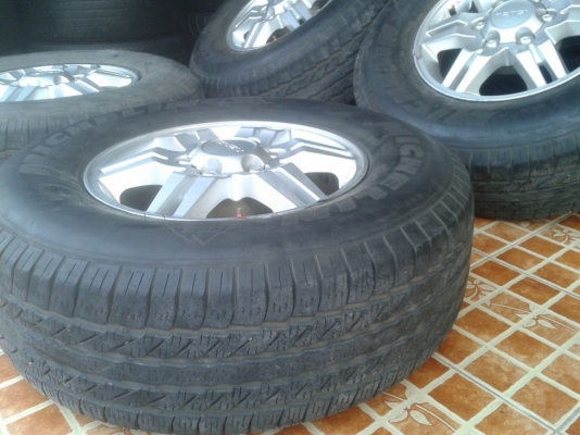 ชุด7,500฿)แม็กDmaxแท้16"เดิมโรงงานใส่กระบะ6รู(ได้หลายรุ่น)ฝาครบ พร้อมยาง265/70/16ดอกสวยๆ