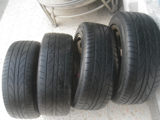 ขายล้อแม็กมือสอง TE37 SL 15"x7" et38 4รู100 +ยางยางผลิตสัปดาห์ที่10 ปี12 สนใจติดต่อเล็กคลองสามครับ (081-3747940)